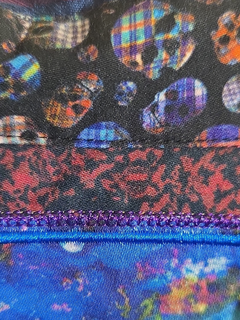 Robert Graham Purple and Gold Striped Button-Down Shirt - Picture 9 of 11